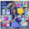Disney Wish 15 pcs Non Toxic Nail Polish for Kids with Nail File & Nail Gems | Peelable Nail Varnish Set | Birthday Gifts for Ages 3+ by Townley Girl