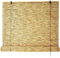 DGSFES Natural Retro Schilf Vorhang, Bambusrollo Outdoor Wetterfest,Rollo Bambus Handgewebt,Sonnenschutzrollos, Bambus Raffrollo Vorhang für Balkon Blickschutz,Anpassbar,150x210cm/59x84in(WxH)