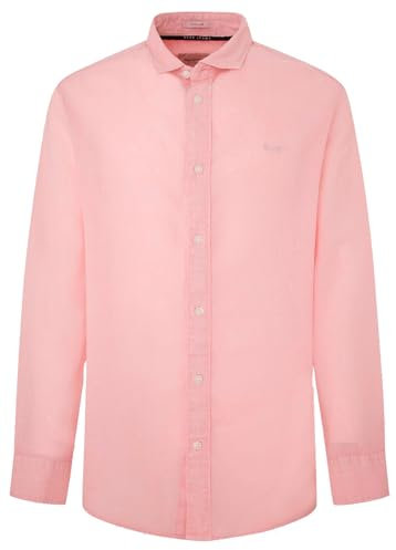 Pepe Jeans Paytton, Camicia Uomo, Rosa (Ash Rose Pink),S
