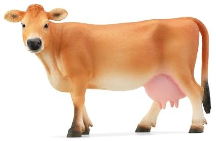 schleich 13967 Jersey Kuh, ab 3 Jahren, FARM WORLD - Spielfigur, 4 x 14 x 8 cm