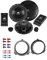 ESX XE 6.2C Lautsprecher mit Einbauset kompatibel mit Audi A4 Avant ab 2001 Türen vorne/hinten 400 Watt 165mm 2 Wege Kompo
