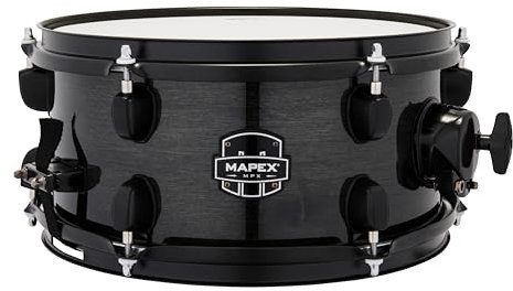 Mapex MPX Maple/Poplar Side Snare Drum - 15.2 x 30.5 cm - Black with Black Hardware