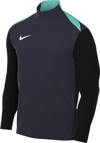 Nike FD7667-453 Dri-FIT Academy Pro 24 Drill Top K Sweatshirt Herren Obsidian/Black/Hyper Turq/White Größe M