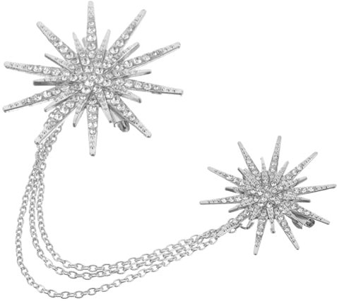 Broche Scintillante En Diamants Et Strass Pour Femme