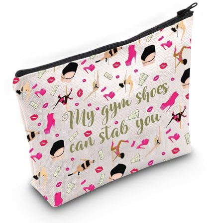 Pole-Tänzerin, Geschenk für Pole-Tänzerin, Kosmetiktasche, Pole-Tänzerin, Lehrer, Geschenk, Pole Dancer, Liebhaber Geschenk, Stab You Bag