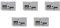 Koanhinn 5X Card Reader Micro-SD TF A MS PRO Card Adapter Slot Singolo Doppio per Gamepad per Card