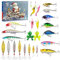 iKeep Adventskalender zum Angeln, 24 Tage Angelköder, Angelset für Angler, Erwachsene, Männer, Jungen, Teenager – 2024 Weihnachtsüberraschungsgeschenk