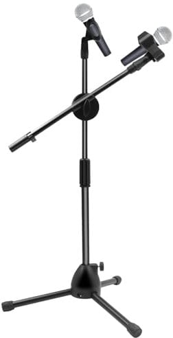 Microphone Stand, Tripod Boom Microphone Stand, Adjustable Mic Stand Floor Stand, Microphone Stand With Tripod Base, Adjustable Boom Arm For Musicians, Schools, Meeting Rooms