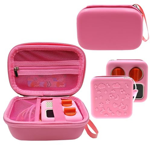 LeoTube Hard Case Bag and Silicone Shell Cover for Yoto Mini Kids Audio & Music Player. Storage Holder for Children’s Speaker Plays Audiobook Cards and Accessories for Boys and Girls