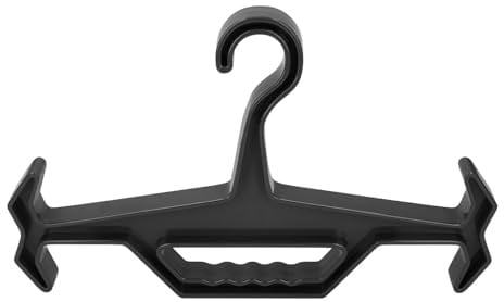 Robuster Kleiderbügel für Polizeiausrüstung, Kleiderbügel mit Hoher Tragfähigkeit, Kleiderbügel für Taktische Ausrüstung, Gewichtsweste, Tauchausrüstung (Black)