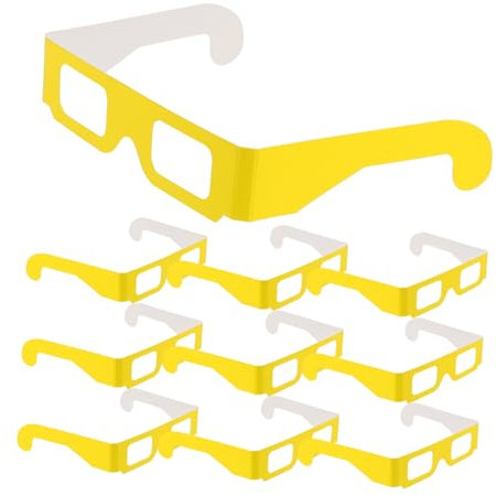 ifundom Festival- Neonfarbene 3D-Brille Mit Licht Für Geburtstage 20 Paar Für Musikpartys