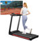 Raceable Laufband für Zuhause mit Steigung, MJWW Max 158 kg APP-Steuerung Laufband Geeignet für High-Tech-Geräte, 2573W mit Schulungskursen und KI-Training