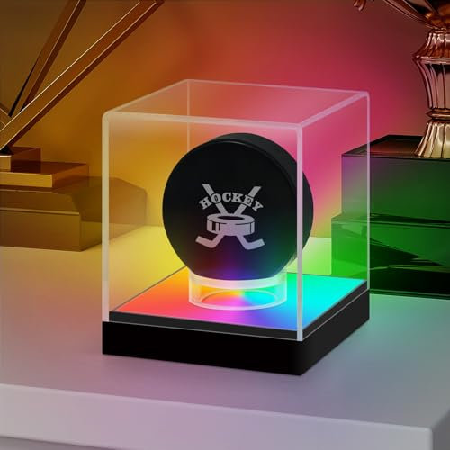 Acryl Vitrine / Schaukasten / Display Case für Modellautos, Figuren, Puck | mit LED Beleuchtung (10x10x10 cm)