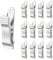 YXL 12 Pieces Spring Clamps, Small Crocodile Clips, Small Clamps for Crafts Wire Photo Curtain Crafts