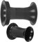 HOMSFOU 2pcs Sound Guide Tube Black Bass Reflex Port for Subwoofer Speaker Cabinet Enhances Airflow Bass Response for DIY Audio Projects and Home