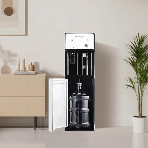 JBKNAN Hot & Cold Water Dispenser,Bottom Loading Water Dispenser For 15 Litres Bottle Floor Standing Water Cooler Three Water Temperatures For Businesses,Airports,Beauty Salons,Offices