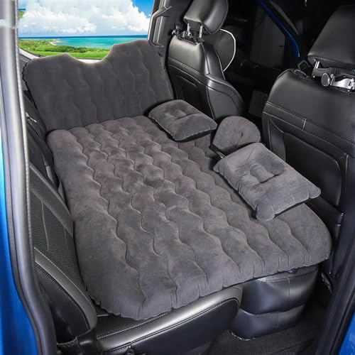 Auto Aufblasbare Matratze, Suv Aufblasbares Reisebett, Beflockung Material Luftkissen, Outdoor Camping Isomatte, Autositz Aufblasbares Bett