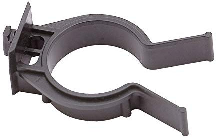 Clips pvc pour plinthes - Matériau : PVC - Ecartement : 24 mm - Décor : Noir - VOLPATO
