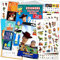 Disney Toy Story Sticker-Set zum Ausmalen – Paket enthält Toy Story Malbuch, Aufkleber, 2-seitiger Türhänger und mehr