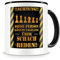 Samunshi® Schach Tasse mit Spruch Geschenk für Schach Fans Männer Kaffeetasse groß Lustige Tassen zum Geburtstag schwarz 300ml