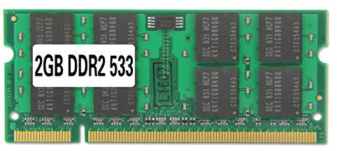 tonguk Memoria RAM per Laptop SO-DIMM PC2-4200 DDR2 533MHz 200PIN 2GB / DDR2 PC2-4200 533MHz 200 Pin per Notebook (1G)