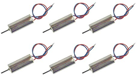 CHANCS Elektrische Drohne Kernloser Motor für RC Modellflugzeuge 820 3.7V 43800RPM Mini Modell Helikopter 6PCS