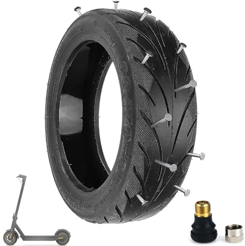 Tmom Max G30 Roller Reifen 60/70-6.5 Tubeless Explosionsgeschützter Reifen für Segway Ninebot Max G30/Max G30D Roller Reifen Selbstreparierende Reifen Verschleißfester Ersatzreifen (1 Stück)