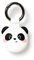 Legami Key Ring For, Schlüsselanhänger für AirTag 3, 8 x 5 cm, aus Silikon und Metall, Panda-Thema, personalisieren Sie Ihr Unisex Erwachsene, Einheitsgröße, Panda, Taglia unica, Casual