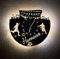 Designbysh Fußball Fan LED Wanduhr Hannover Fanartikel Wanduhr Geschenk Fußballfan
