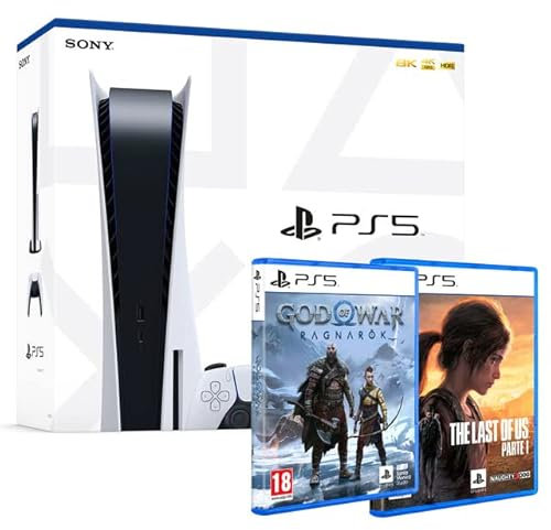 SONY Videoconsola PlayStation 5. Incluye God Of War + The Last Of Us