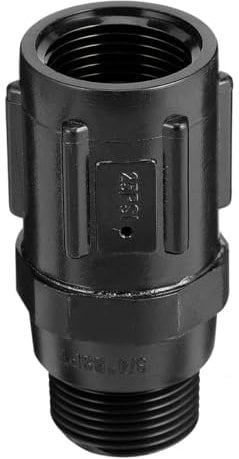 ULTECHNOVO Drip Hose Water Pressure Regulator 25 PSI, 3/4 inch Drip Irrigation Pressure Reducer Low Valve for Drip Irrigation System Water Pressure Gauge