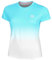 BIDI BADU Damen Crew Gradiant Tee - Aqua, White, Größe:L