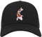 Lauthings Koi Japan Fisch-Baseballkappe, verstellbar, Snapback, Netzstoff, Trucker-Kappe, Sport, Schwarz , One size