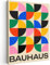 MuchoWow© Wandbilder 50x70 cm Schlafzimmer Home Deko Wohnung Bild Wohnzimmer Fotoleinwand Wand Bilder Leinwand Wall Decor Bauhaus - Abstrakte Kunst - Vintage - Farbenfroh - Kunst