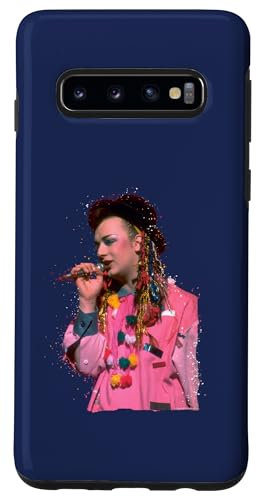 Hülle für Galaxy S10 TV Times Boy George 80er Jahre Partikeleffekt