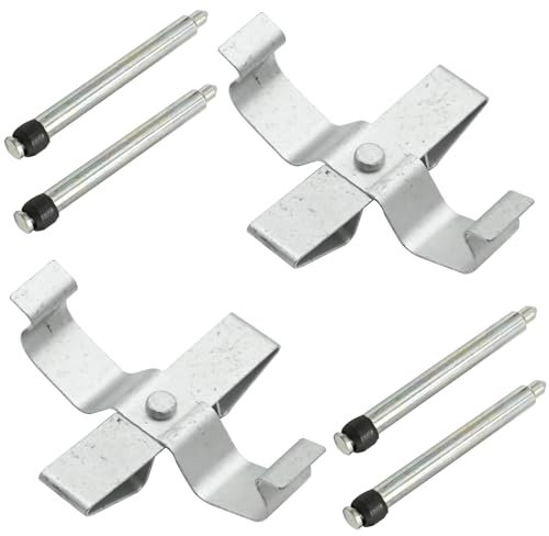 JUUDDENPARTS BPF1266B Rear Brake Pad Caliper Hardware Bolt Pad Shim Kit, Replacement for Saab 93 YS3D 1998-2003, Replaces 109-1266 KIT310 LX0263 MBA1266