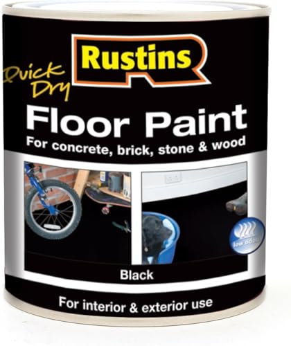 RUSTINS Quick Dry Floor Paint Black 2.5ltr