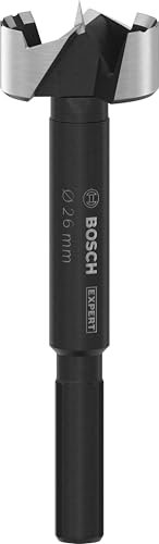 Bosch 1x EXPERT Wood Forstnerbohrer (für Weichholz, Hartholz, Ø 26,00 mm, Professional Zubehör Bohrmaschine, Schrauber)