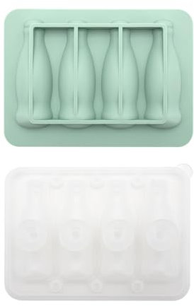 3D Cokes Flaschenform Geformte Eisform Mit Deckel Silikon Eiswürfeln Maker Für Kreatives Getränk Und Partys Stiel Werkzeug Macht