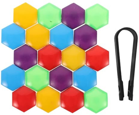 Alipis 20 Pièces Cache Écrous de Roue Plastique pour Voitures SUV et Camions Couvercles Décoratifs de Protection des Écrous de Roue Installation Facile et Compatible Plupart des Modèles