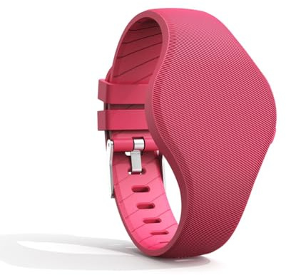 Focwony Kids Led Digtial Fitness Tracker Watch for Ages 5-15, No App Waterproof Wristwatch, with Pedometer Step Counter Alarm Clock, for Children Goys Girls Teens (Red)