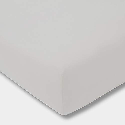 ESTELLA Spannbetttuch Feinjersey | Silber