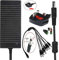 BW 12V 10A 120W DC Power Supply with a 8 Way CCTV Power Splitter Cable for CCTV Cameras,LED Srip Light and LCD Monitors