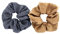axy XXL Scrunchie Haargummi Set - 2x Stoff Haargummis Zopfhalter Zopfgummi Haarteil Haarband Scrunchies Doppelpack (Set 8)