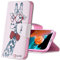 MRSTER Nokia 5.3 Hülle Leder, Langlebig Leichtes Klassisches Design Flip Wallet Case PU-Leder Schutzhülle Brieftasche Handyhülle für Nokia 5.3. BF Giraffe