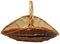 Lovinbirds Kaminkorb für Holz Weide Holzkorb in drei Größen Wählbar Weidenkorb mit Jute (Weidenholz, Mittelgroß)