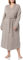 Amazon Essentials Peignoir Long En Tissu Nid D’Abeille Léger (Grandes Tailles Disponibles) Femme, Gris Fumé, XL
