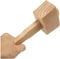 Sucute Marteau en bois de hêtre massif de 250 mm