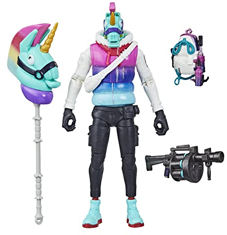 Hasbro Fortnite Victory Royale Series, Figurine de Collection articulée Lamagnifique avec Accessoires, 15 cm, dès 8 Ans F5709 Multicolore