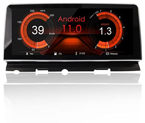 MOOKAKA Android 11 Autoradio GPS Navigation für BMW 7 Series F01 F02 2009-2015 Multimedia Player Unterstützung Wireless Carplay 12.3 Zoll Kopfeinheit IPS Touchscreen 1080P (8+64GB,NBT)